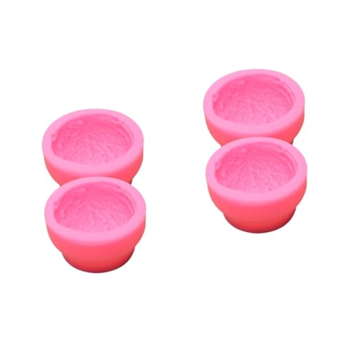 KALLORY 5 Sätze Eiskuchenform Eisformen Bonbonformen Eiswürfelbereiter Kekse Backformen Muffinförmchen Zinn Fondantformen Eiswürfelform Seifenform Eismaschine Rosa Kieselgel 2 Stück * 5 von KALLORY