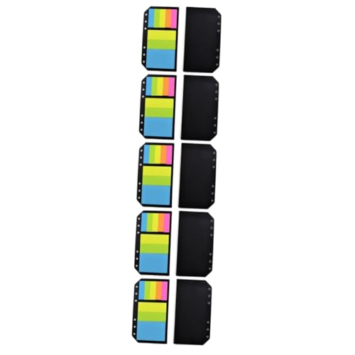 KALLORY 5 Stück 2 -notizen Planer-aufkleber Mini-ordner Lesen Von Seitenmarkierungen Mini-etiketten Professionelle Seitenmarkierer Klebestreifen Sticky Tabs Lesen Papier Colorful von KALLORY