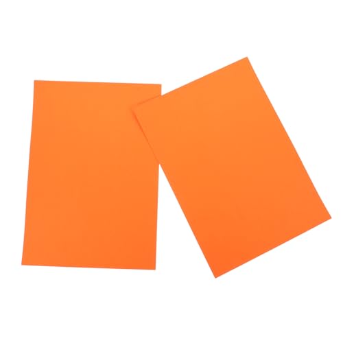 KALLORY 50 Blatt A4-farbkarton Farbiges Druckerpapier Farbiger Karton Diy Kopierpapier Pastellfarbenes Baupapier Diy-material Origami-papier Origami Diy Papier Kartonpapier Orange von KALLORY