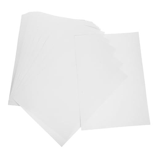 KALLORY 50 Blatt Bedrucktes Papier Dickes Druckpapier Fotodruckpapier A4 Leeres Papier Bedruckbares Papier Schreibpapier Mehrzweck-a4-papier Papier Für Drucker Papier Zum Drucken Weiß von KALLORY