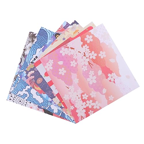 KALLORY 8 Packungen Origami Papier DIY Origami Quadratpapier Musterpapier von KALLORY