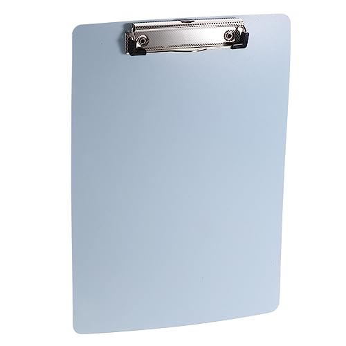 KALLORY Dokumentenklammer Dokument-zwischenablage Dateiordner-zwischenablage Zwischenablage Für Papierdateien Klemmbrett Mit Speicher Klemmbrett Aus Aluminium Sky-blue Aluminiumlegierung von KALLORY