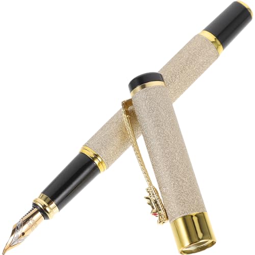 KALLORY Kalligrafie-Füllfederhalter Kalligrafie-Übungsstift Multifunktionsstift Zarter Füllfederhalter Beige von KALLORY