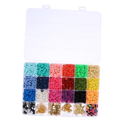 KALLORY Polymer Perlen Set Für Lose Farbarmbänder Perlen Kits Die Perlen Rund Schmuckherstellungs Kits Ton Halskette Schmuckherstellung Charms Bastelperlen Charms DIY KALLORY Polymer Perlen Set Für Lose Farbarmbänder Perlen Kits Die Perlen Rund Schmuckherstellungs Kits Ton Halskette Schmuckherstellung Charms Bastelperlen Charms DIY von KALLORY