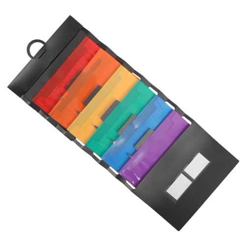 KALLORY Regenbogen-Akkordeontasche Ordner erweitern Outdoor Aktentasche Dokumentenbehälter Dokumentenhalter brief organizer brieforganisator ordnee Vertragsveranstalter Dateiorganisator pp von KALLORY