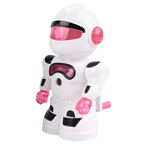 KALLORY Roboter-Bleistiftspitzer Buntstift Mini-Anspitzer für Bleistifte Handbleistiftspitzer Kidzrobotix beginner schulanfänger kleine manuelle leichte Bleistiftspitzer Abs rot von KALLORY