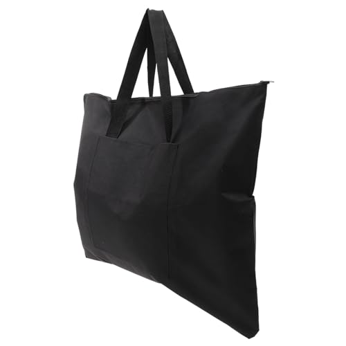 Maltasche Tasche Für Pinsel Art-folio-tasche Malbrett Tasche Wasserdichter Reißverschluss Kunstwerk Tasche Handtaschen-organizer-einsätze Tasche Für Zeichenbrett Plane Black KALLORY von KALLORY