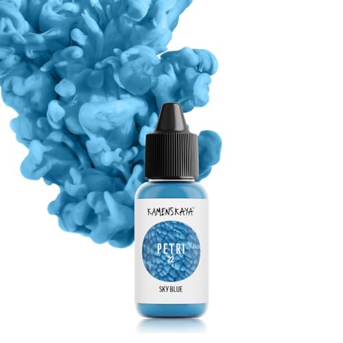 KAMENSKAYA Alcohol Ink für Epoxidharz Petri Art: Blau Alkohol Ink für Harz, 15 ml von KAMENSKAYA