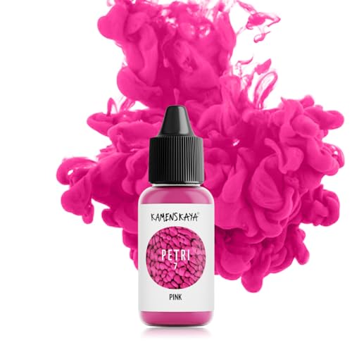 KAMENSKAYA Alkoholtinten für Harz, rosa Alkoholtinte für Epoxidharz, 15.1 ml (15 ml) von KAMENSKAYA