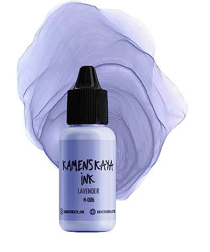 KAMENSKAYA alcohol ink, linie 'Nude': pastellfarben alkohol ink N-006 'Lavendel', 15 ml von KAMENSKAYA