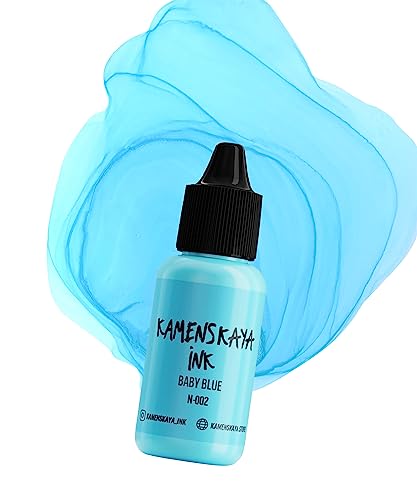 KAMENSKAYA alcohol inks, nude' line: pastel alcohol ink N-002 'Baby blue', 0.51 fl oz (15 ml) von KAMENSKAYA