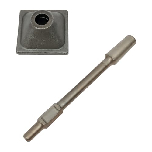 Stampfer Verdichter Tamper Shank Compactor Anti Schock Stampferplatte Hex Spline Stampferplatte Tampingwelle Shaft Platte Tamper für Gas- oder elektrische Abbruchhämmer von KAPIPALA