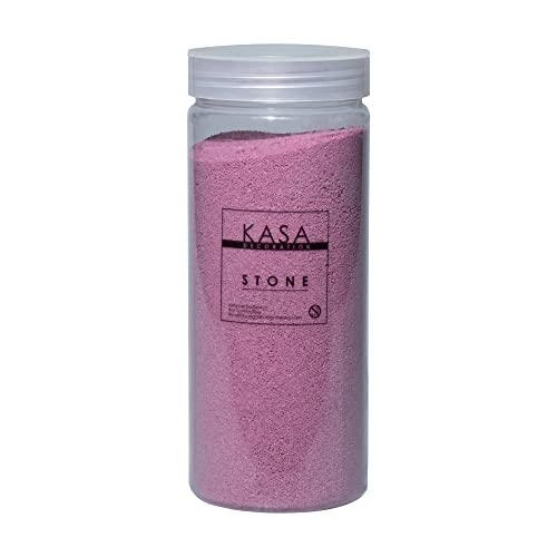 KASA DECORATION Gefärbter Sand Farbe Lila für Dekorationen 1120 g, 11 dekorative Farben in starren Dosen mit Schraubverschluss, dünn 0,2-0,6 mm, ideal für Ihre Dekorationsideen von KASA DECORATION