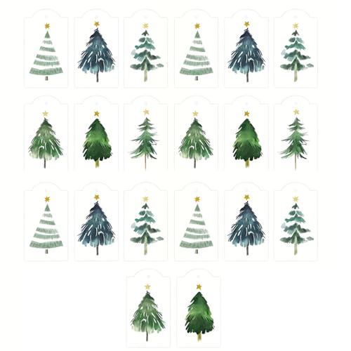 20 PCs Weihnachtsbaum Ornament Tagged Weihnachtsetikett Mit Dem Hängen Markiert Weihnachtsgeschenk Tagged Für Urlaubsdekoration von KASFDBMO