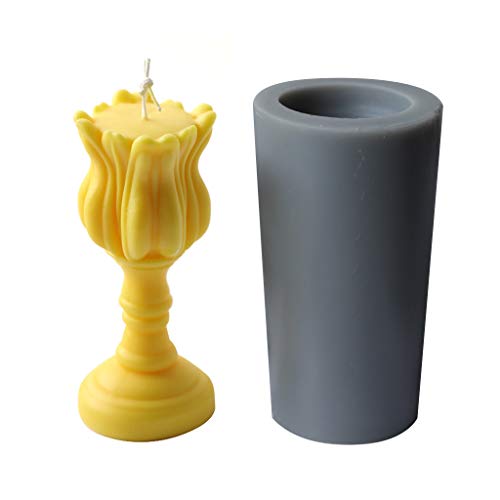 3D-Silikonform für Kerzen, Seife, Wachsmalstift, Heimdekoration, Zubehör von KASFDBMO