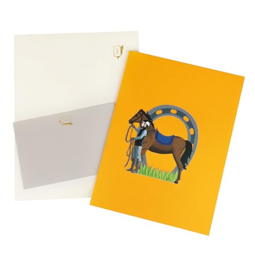 Grußkarten Reitsport Thema Geschenkkarten Dekorationen Aufkleber Grußkarte von KASFDBMO