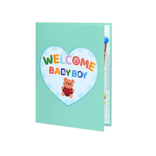 KASFDBMO 3D Popup Karte Zur Feier Der Geburt Des Neuen Babys. 3D Popup Grußkarte Zum Neuen Baby Für Besondere Glückwünsche Und Wünsche von KASFDBMO