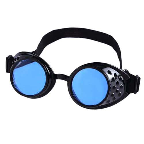 KASFDBMO Cybers Goths Cosplays Sonnenbrille Vintaeg Brille Brille Halloween mit elastischem Gürtel Geschenke von KASFDBMO