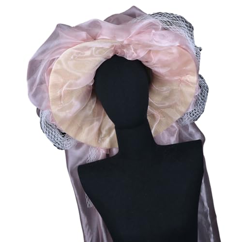 KASFDBMO Teaparty Clouds Hat Cocktail Party Mesh Frau Übertriebener Faszinator Hat Cosplay Kopfbedeckung Foto Accessoire Kopfbedeckung von KASFDBMO