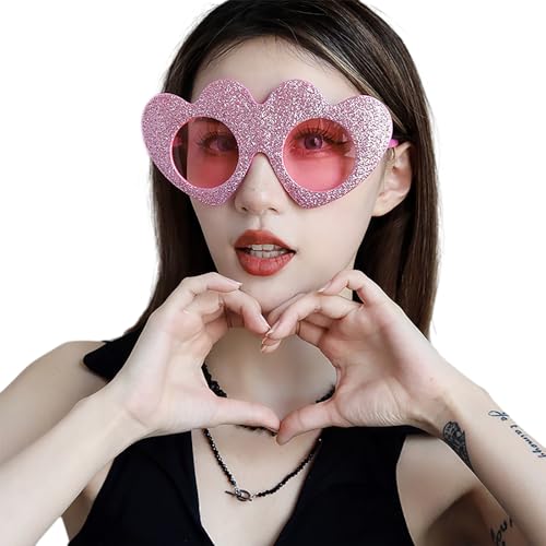 KASFDBMO Valentinstagsbrille, lustige dekorative Brille, Cosplay, Halloween, Party, Dekoration, Gastgeschenk für Kinder und Erwachsene von KASFDBMO