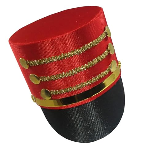 KASFDBMO Vintage Styles Nussknacker High Hat Uni Kostüm Hut Weihnachten Party Hut für Weihnachtsfeiern von KASFDBMO