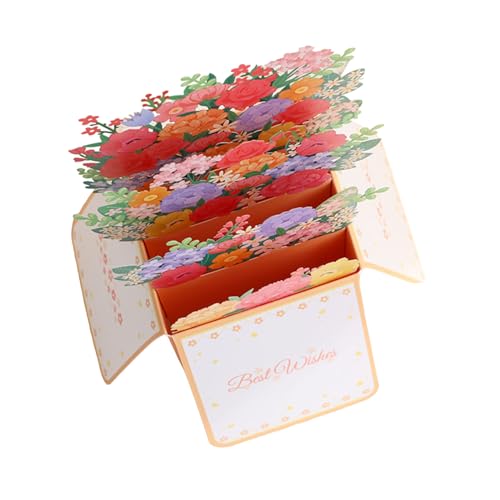 Schöne 3D-Blumen-Geburtstagskarte, Grußkarte, Überraschung für verschiedene Feiern, Festivals, Geschenk, farbechte Karte von KASFDBMO