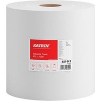 KATRIN Putztuchrolle Basic XXL 3 1000 3-lagig weiß, 1000 Blätter von KATRIN