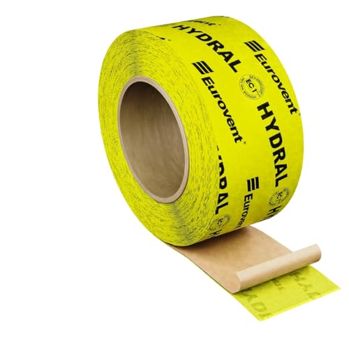 KAUFDACH Alles für dein Dach 60mm x 40lfm Eurovent® HYDRAL Montageband Papier und Spezialkleber DIN4108/7 von KAUFDACH Alles für dein Dach