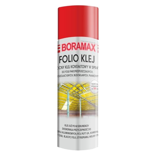 KAUFDACH Folio Kleber Kontaktkleber Sprühkleber Spray für Dampfsperrfolien, Isolierungen, Bauplatten, 500ml von KAUFDACH Alles für dein Dach