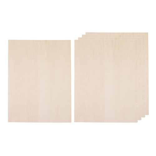 Holzplatten zum Selbermachen, für Schiffe, Flugzeuge, Modelle, 300 mm x 200 mm x 1 mm, 5 Stück Holzplatten zum Selbermachen, für Schiffe, Flugzeuge, Modelle, 300 mm x 200 mm x 1 mm, 5 Stück von KBOLAE