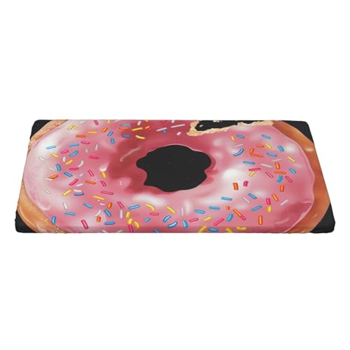 KCGSDEGV Tischdecke mit Donut-Druck, rechteckig, wasserdicht, waschbar, Tischdecke für Küche, Esszimmer, Erntedankfest, Weihnachten von KCGSDEGV