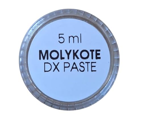 KD89 Molykote DX Paste – reduziert Reibung und Verschleiß, sehr gute Festigkeit, hervorragender Korrosionsschutz, reduziert Festfressen. (DX Paste im 5-ml-Topf) von KD89