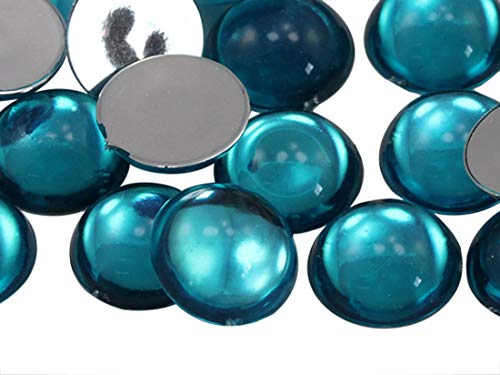 Acryl-Cabochons mit flacher Rückseite, 13 mm, Kunststoff, Edelsteine für Bastelarbeiten, Kostüme, Verzierungen, Kartenherstellung, Schmuck, Cosplay-Schmuck, 50 Stück von KDLJFGSMF1