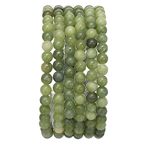 Taiwan-grüne Jade-Naturstein-Perlen für Schmuckherstellung, rund, lose, 4 mm, 38 cm Strang von KDLJFGSMF1