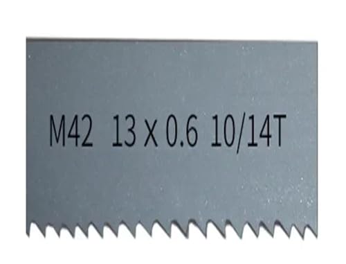 1 Stück for Schneiden von Hartholz, Metall. 1425 1570 1790 2240 x 13 mm mit 8-12, 10-14 Tpi Bandsägeblatt M42 Bimetall 1/2" Bandsägeblätter.(10-14TPI,Length 1570mm) von KEBLIN