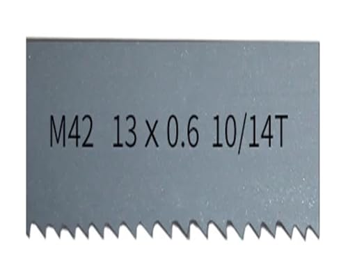 M42 Bi-Metal Band Saw Blades Length 1400 1425 1435 1440 1470 Mm X 13 Wide X 0.6mm X 6TPI Saw Blade Cutting Hardwood, Soft Metal(10-14 Tpi,Length 1400mm) von KEBLIN