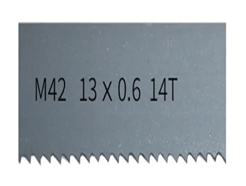 M42 Bi-Metal Band Saw Blades Length 1400 1425 1435 1440 1470 Mm X 13 Wide X 0.6mm X 6TPI Saw Blade Cutting Hardwood, Soft Metal(14 Tpi,Length 1400mm) von KEBLIN