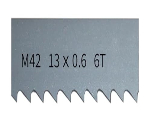 M42 Bi-Metal Band Saw Blades Length 1400 1425 1435 1440 1470 Mm X 13 Wide X 0.6mm X 6TPI Saw Blade Cutting Hardwood, Soft Metal(6 Tpi,Length 1400mm) von KEBLIN