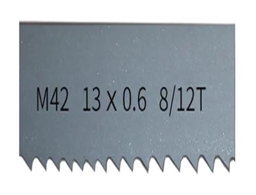 M42 Bi-Metal Band Saw Blades Length 1400 1425 1435 1440 1470 Mm X 13 Wide X 0.6mm X 6TPI Saw Blade Cutting Hardwood, Soft Metal(8-12 Tpi,Length 1400mm) von KEBLIN