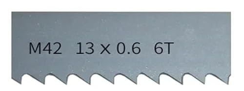 M42 Bi-Metall 1/2" Bandsägeblätter. 1400 1140 1790 2240 x 13 mm mit 6, 14Tpi Bandsägeblatt for Schneiden von Hartholz, Metall.(6Tpi,Length 1425mm) von KEBLIN