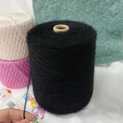 KEMTAT 500 g/Rolle Pailletten Mohair Schal Pullover Weiches dünnes Wollgarn Handstrickpullover Babykleidung Faden Häkeln Glitzer Mohair Garn von KEMTAT