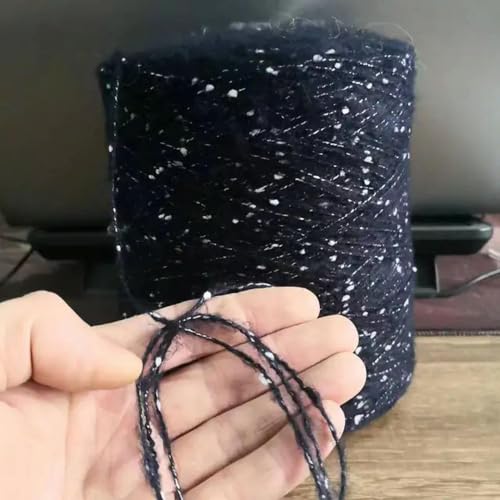 KEMTAT 500g Mohair Seidenwolle Garn zum Stricken Dünne Angora Häkelgarn Weiche DIY Pullover Schal Schal Puffy Line Lanas von KEMTAT