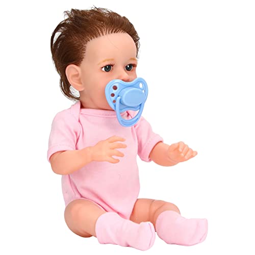 KENANLAN Reborn Baby Doll 12 Zoll Weiches Silikon Lebensechte Neugeborene Puppe Kinder für 3 Jahre Alt (Liam Silikon-Babymädchen) von KENANLAN