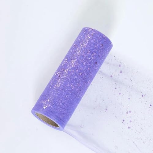 10 Yards Glitter Pailletten Tüll Rolle Dekoration Organza Sparkly Glitter Pailletten Tüll Rolle Spule Party liefert-P von KENFHH