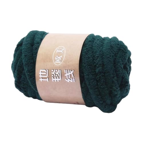 Chenille Häkeldecke Garn, Super Chunky Chenille Garn Arm Strickdecke Fuzzy Polyester Strickgarn Handarbeiten Weben Weiches Chenille Garn für die Herstellung von Hüten, Schuhen und Handschuhen von KERALI