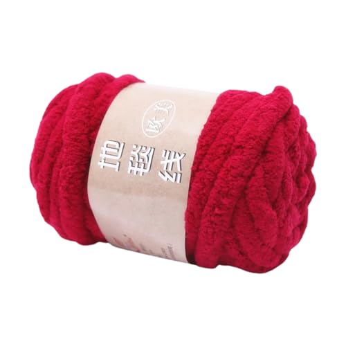 Chenille Häkeldecke Garn, Super Chunky Chenille Garn Arm Strickdecke Fuzzy Polyester Strickgarn Handarbeiten Weben Weiches Chenille Garn für die Herstellung von Hüten, Schuhen und Handschuhen von KERALI