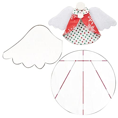 Weihnachtsengel Ornament Quilting Lineale – Engel Muster Schneidschablone Lineal – Weihnachtsdekoration für Zuhause, Büro, Wohnung, Schule, Hotel von KERALI