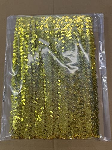 Elastisches Paillettenband, Länge 9,1 m, Breite 3,1 cm, für alle Arten von genähten Kleidungsstücken Elastisches Paillettenband, Länge 9,1 m, Breite 3,1 cm, für alle Arten von genähten Kleidungsstücken von KERGAEN
