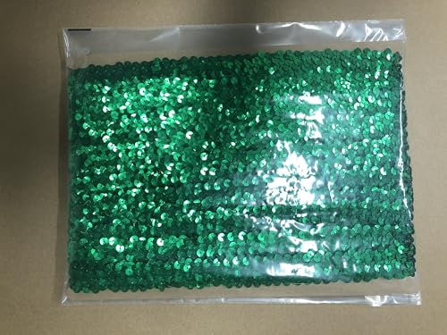Elastisches Paillettenband, Länge 9,1 m, Breite 3,1 cm, für alle Arten von genähten Kleidungsstücken Elastisches Paillettenband, Länge 9,1 m, Breite 3,1 cm, für alle Arten von genähten Kleidungsstücken von KERGAEN