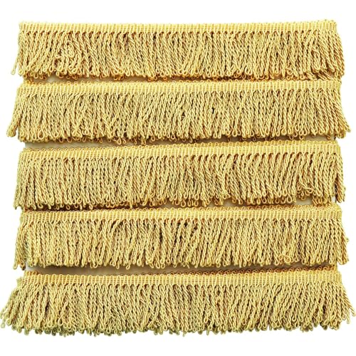 Fransenbordüre 9,5 m lang, 5 cm breit, Stoffborten zum Nähen, Basteln, Dekoration Fransenbordüre 9,5 m lang, 5 cm breit, Stoffborten zum Nähen, Basteln, Dekoration von KERGAEN